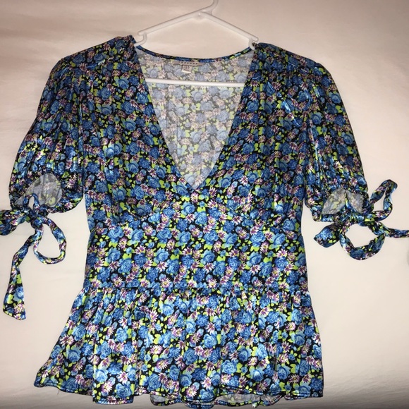 Topshop floral viscose blouse - Picture 5 of 8